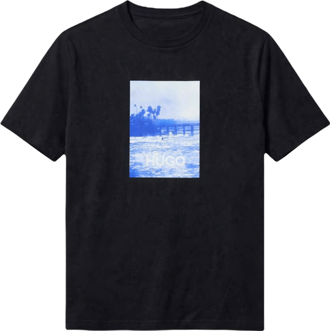Hugo by  Men's Graphic Print Logo T-Shirt