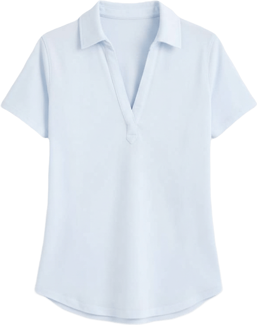 Women's Short-Sleeve Knit Polo Shirt, Exclusively at Macy's