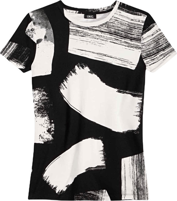 Women's Short-Sleeve Printed Crewneck T-Shirt, Macy's Exclusive