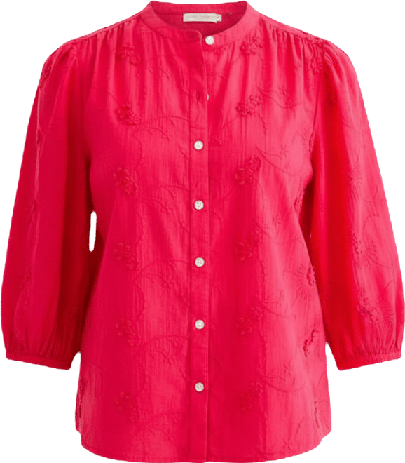 Women's Cotton Embroidered Blouse, Macy's Exclusive