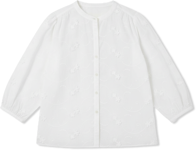 Women's Cotton Embroidered Blouse, Macy's Exclusive