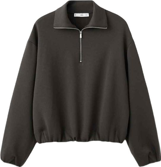 Women's High Neck Balloon Sweatshirt