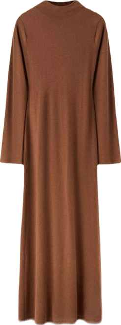 Women's Bell Sleeves Knitted Dress