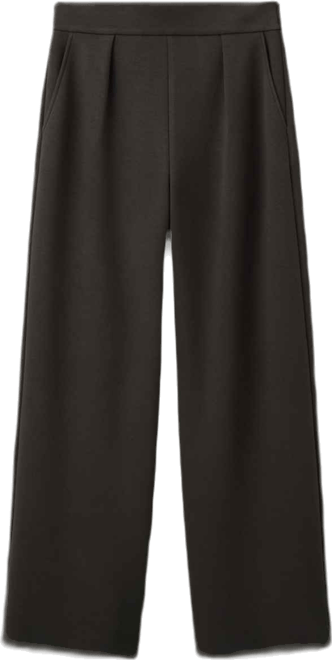 Women's Elastic Waist Straight-Fit Pants