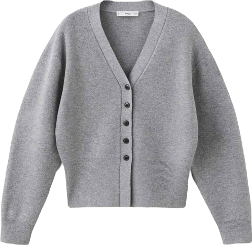 Women's V-Neck Knitted Cardigan