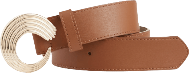Circle Wave Buckle Belt, Macy's Exclusive