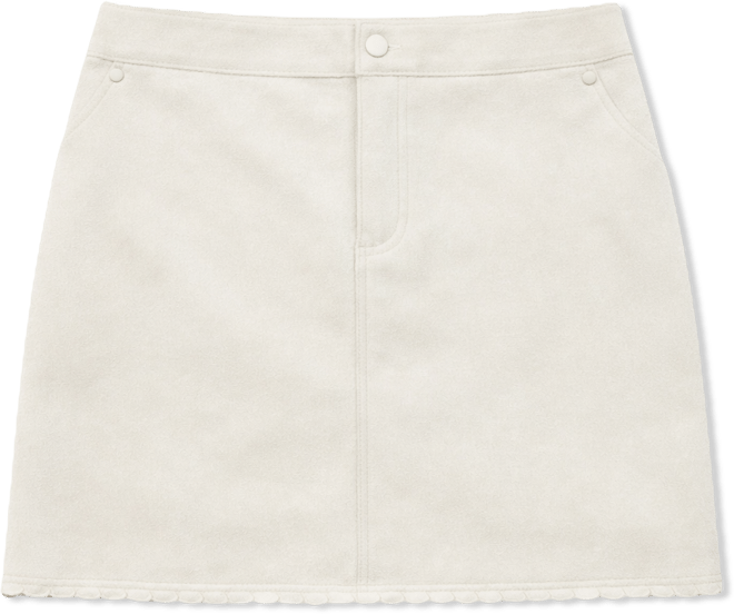 Women's Faux-Suede Woven Mini Skirt, Macy's Exclusive