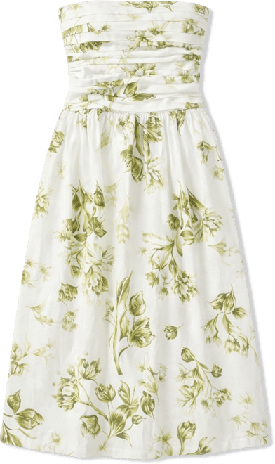 Women's Strapless Sleeveless Bodice Dress