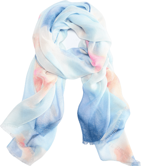 Watercolor Mia Floral Oblong Scarf, Macy's Exclusive