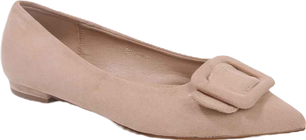Womens Rhianna Pointed Skimmer Flat