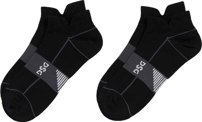 DSG Lightweight No Show Run Socks – 2 Pack