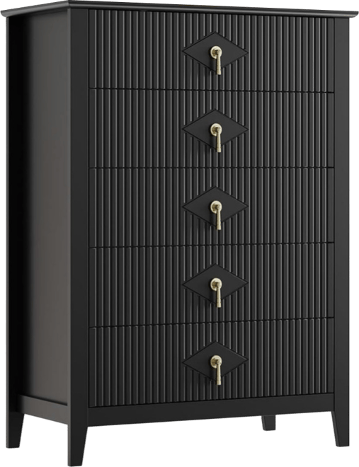 47.2" Wide Fluted Dresser