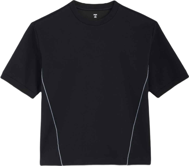 Men's Relaxed-Fit Piped Interlock T-Shirt, Macy's Exclusive