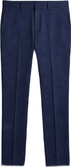 Men's Slim-Fit Gripper Waist Dress Pants