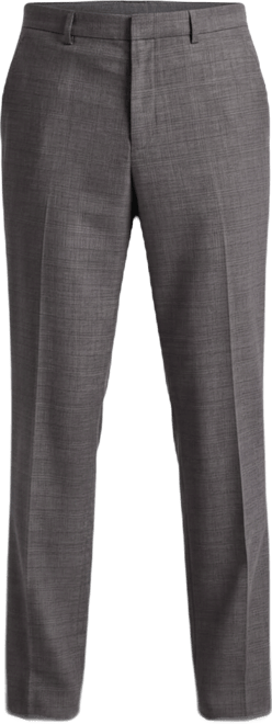 Men's Slim-Fit Gripper Waist Dress Pants