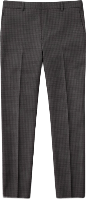 Men's Slim-Fit Gripper Waist Dress Pants