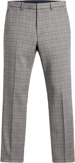 Men's Slim-Fit Gripper Waist Dress Pants