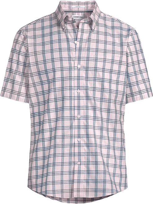 Men's Short Sleeve No Iron Twill Shirt
