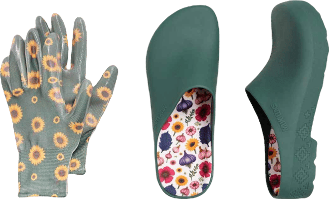 Women's Garden Clog and Glove Set