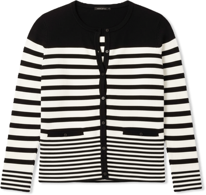 Women's Mix Stripe Cardigan Top, Macy's Exclusive
