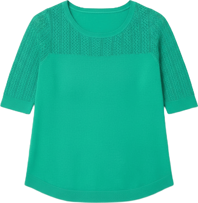 Women's Cable Round Hem Sweater, Macy's Exclusive