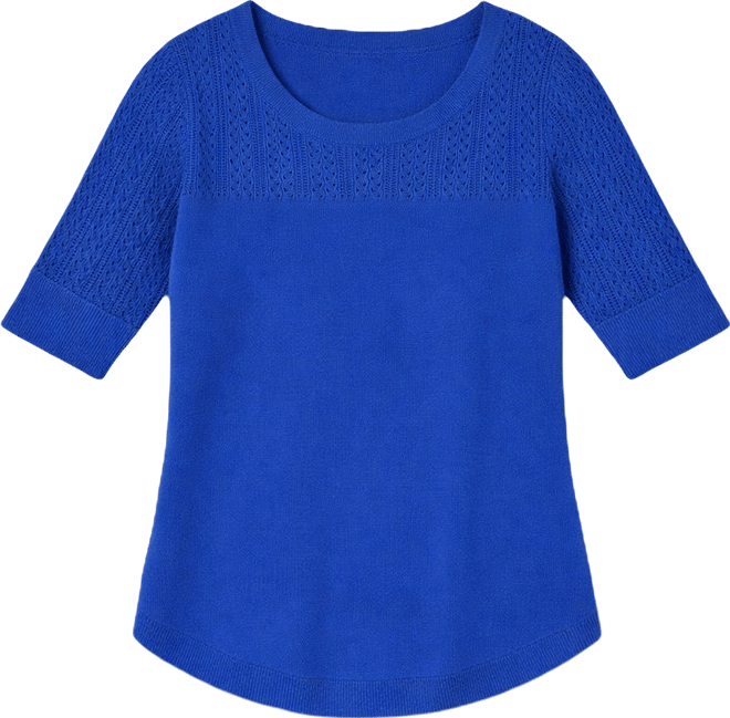 Women's Cable Round Hem Sweater, Macy's Exclusive