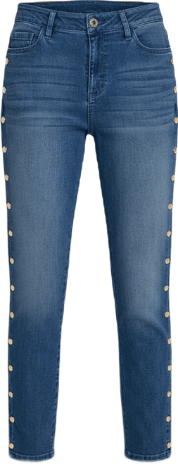 Women's Mid Rise Straight Jeans