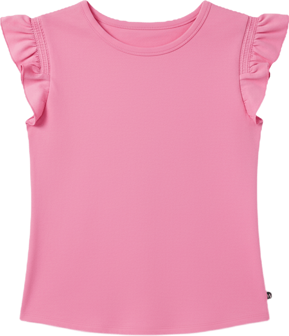 Women's Scallop Trim Boat Neck Top