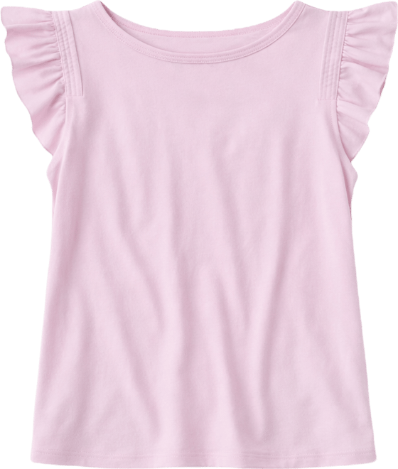 Women's Scallop Trim Boat Neck Top