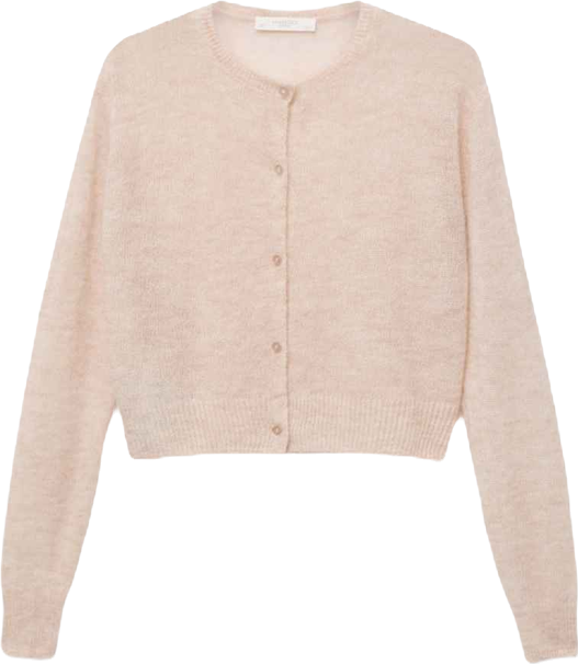 Women's Short Wool Cardigan