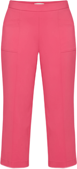 Women's The Royal Treatment Relaxed Flat Front Patch Pocket Capri