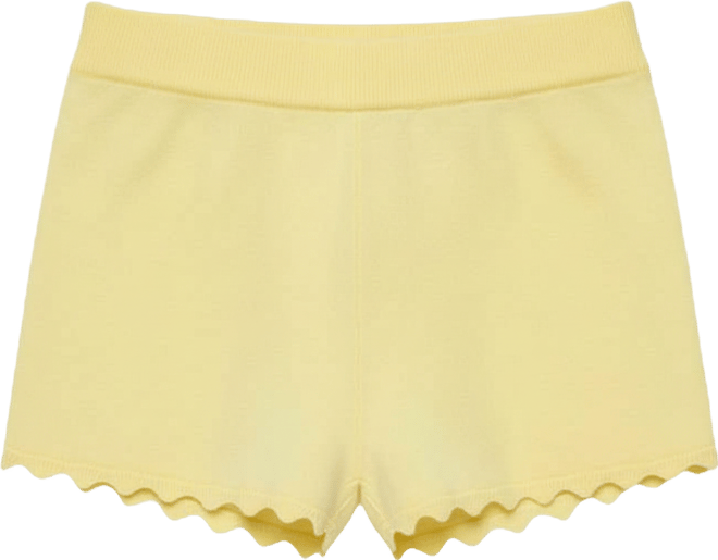 Women's Rosie Scalloped Knit Shorts