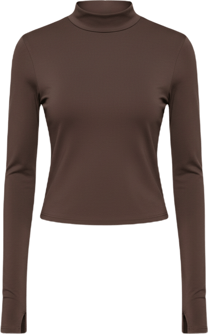 Women's Binta Mock Neck Long Sleeve Top