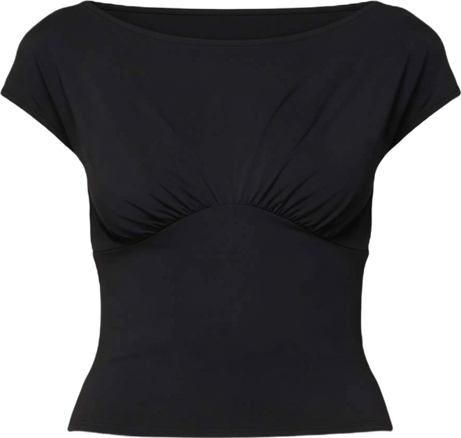 Women's Leonah Ruched Boat Neck Top