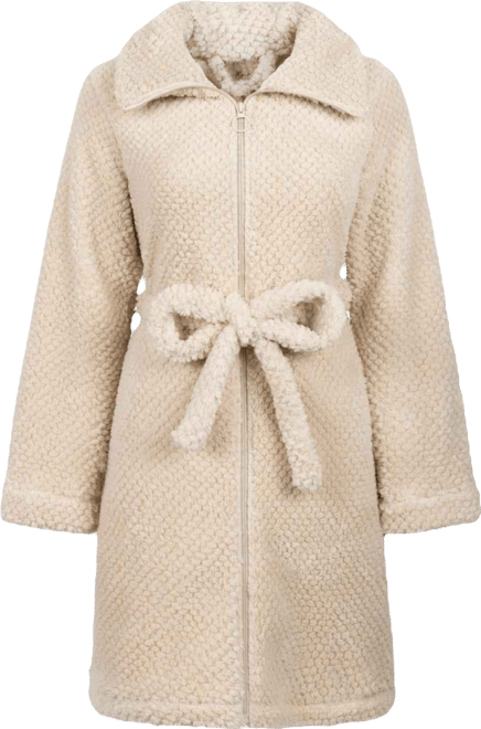 Women's Robe Zip Up Fleece