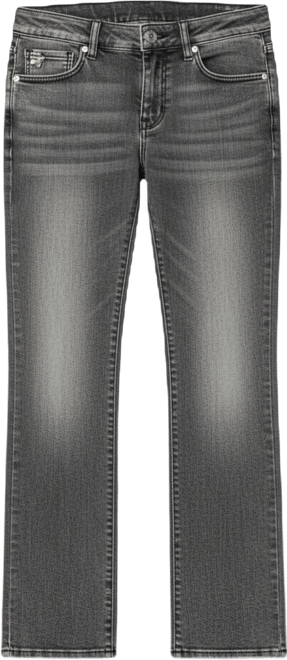 Women's Boot Cut Washed Low Rise Jeans