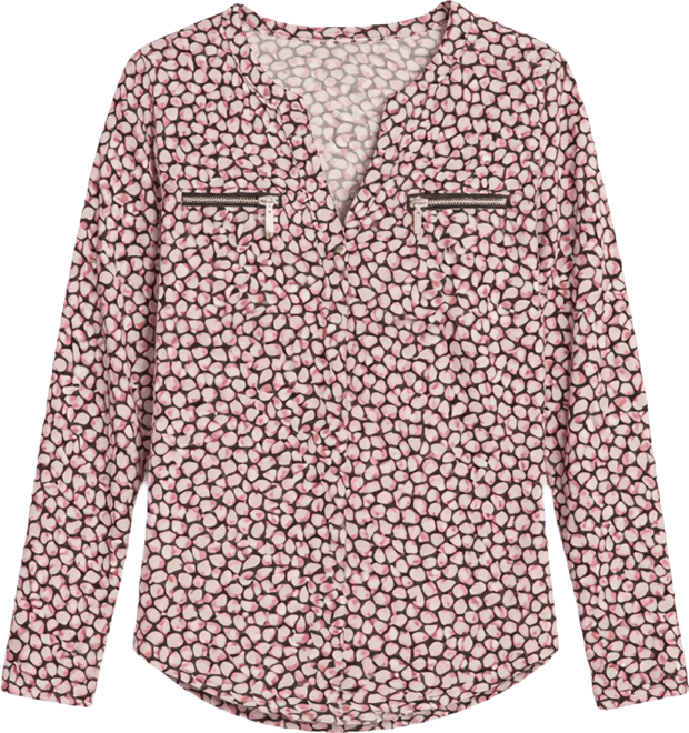 Women's Printed Zip Pocket Top, Macy's Exclusive
