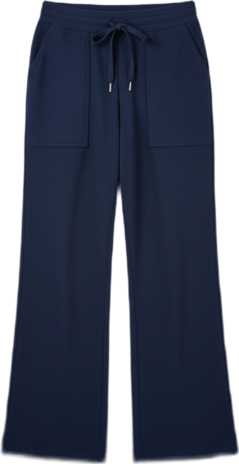 Women's Waffle-Knit Wide-Leg Pull-On Pants, Macy's Exclusive