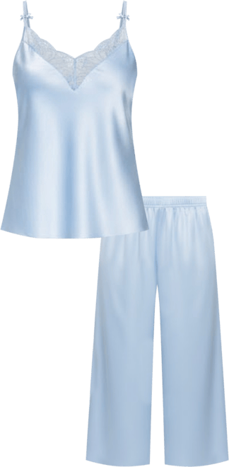 Women's Jenna Floral Top & Cropped Pants, 2-Piece Set