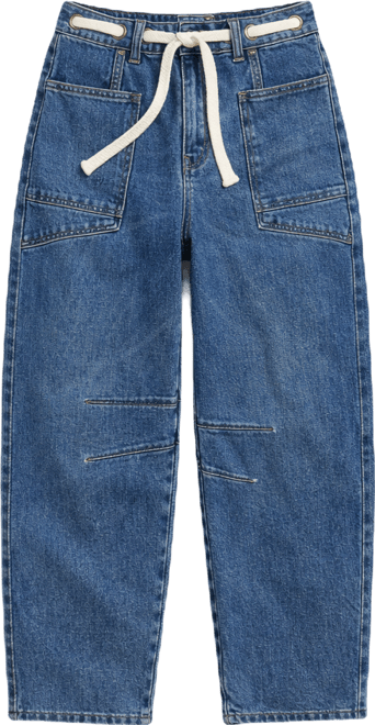 Petite Barrel Leg Jeans, Macy's Exclusive