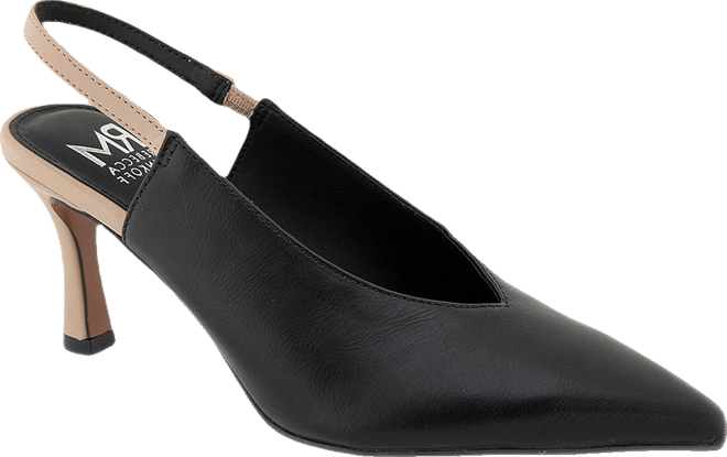 RM Rebecca Minkoff Tiana Womens Pointed Closed Toe Spool Heel