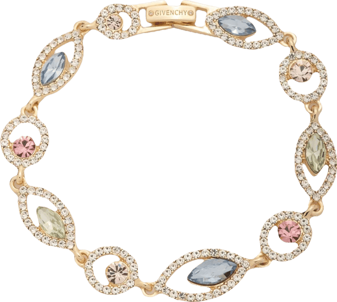Givenchy Gold Tone Crystal Flex Line Bracelet | Dillard's