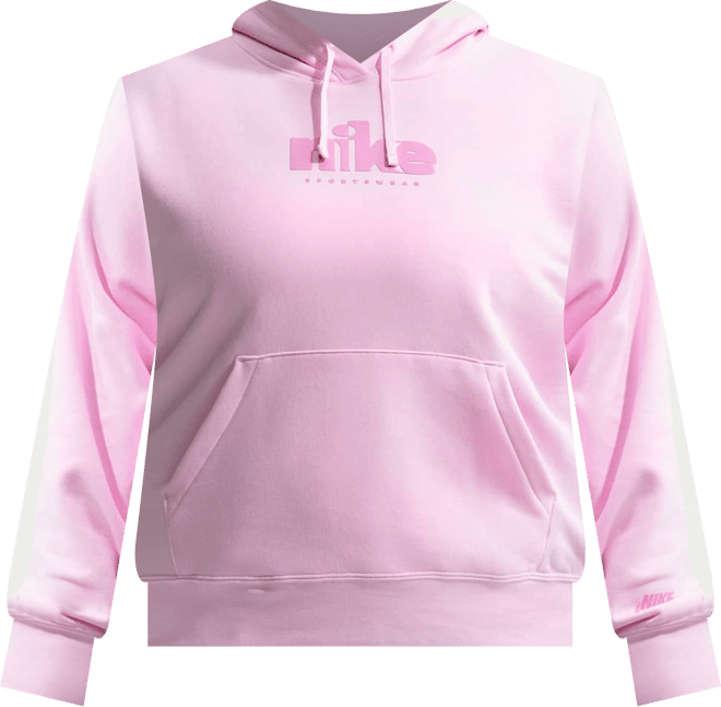 Nike Sportswear Club Fleece Women's Graphic Pullover Hoodie (Plus Size)