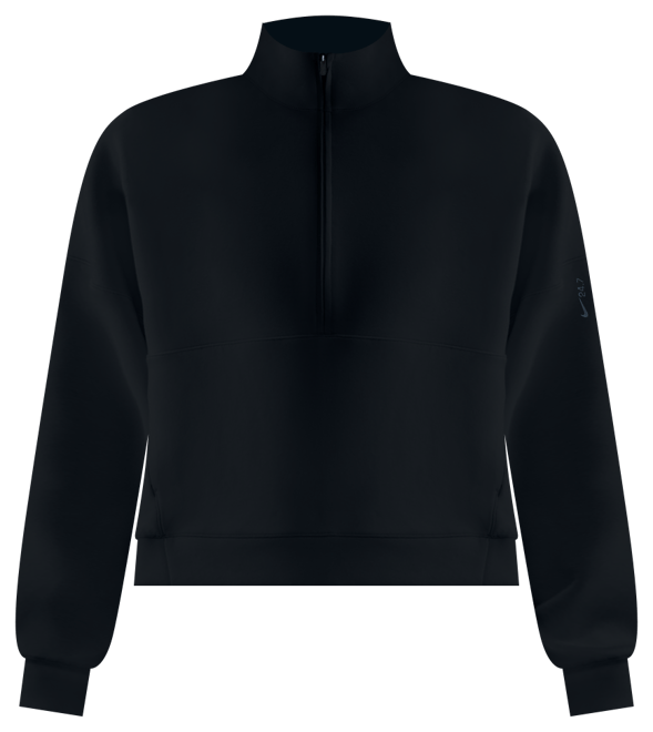 Nike 24.7 ImpossiblySoft Haut oversize à demi-zip Dri-FIT pour femme