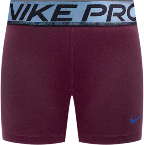 Nike Pro Older Kids' (Girls') Dri-FIT 7.5cm (approx.) Shorts with Shine Accents