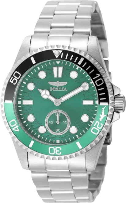 Men's 49433 Pro Diver Quartz VD78 Green Dial Watch