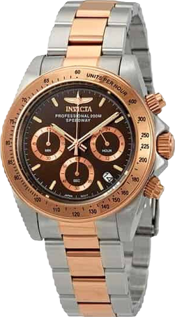 Men's 17029 Speedway Quartz Chronograph Brown Dial Watch