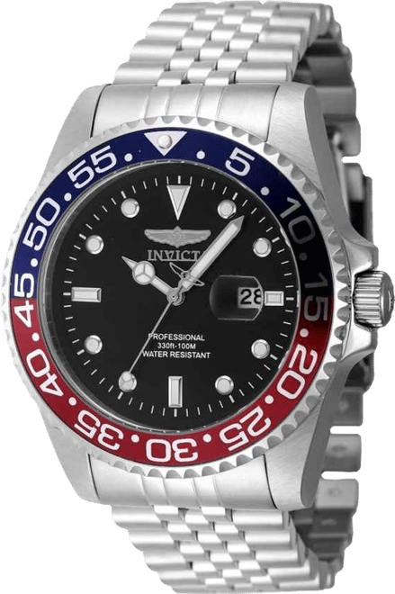 Men's 48388 Pro Diver Quartz PC32 Black Dial Watch