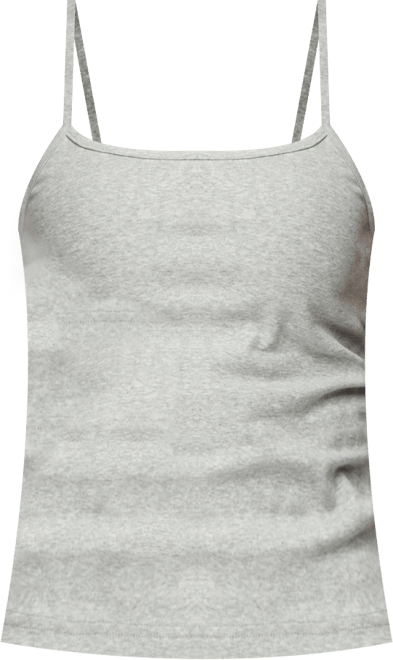 Womens Striped Henley Tank Top