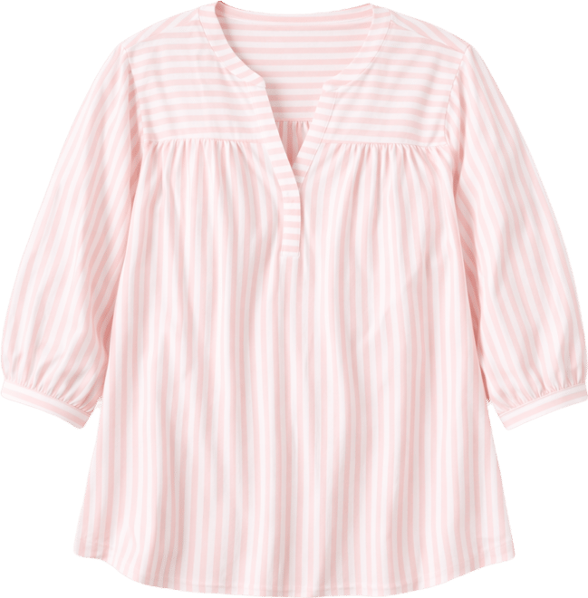 Plus Size Printed 3/4-Puff-Sleeve Top, Macy's Exclusive